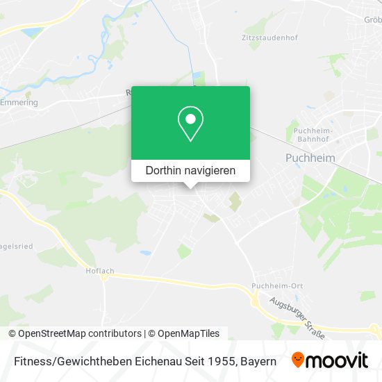 Fitness / Gewichtheben Eichenau Seit 1955 Karte