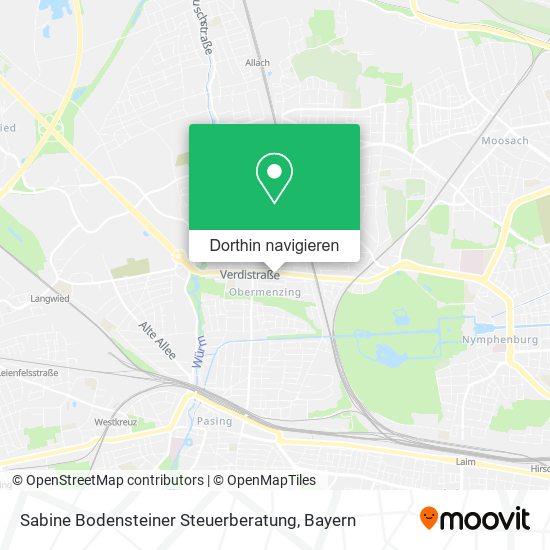 Sabine Bodensteiner Steuerberatung Karte