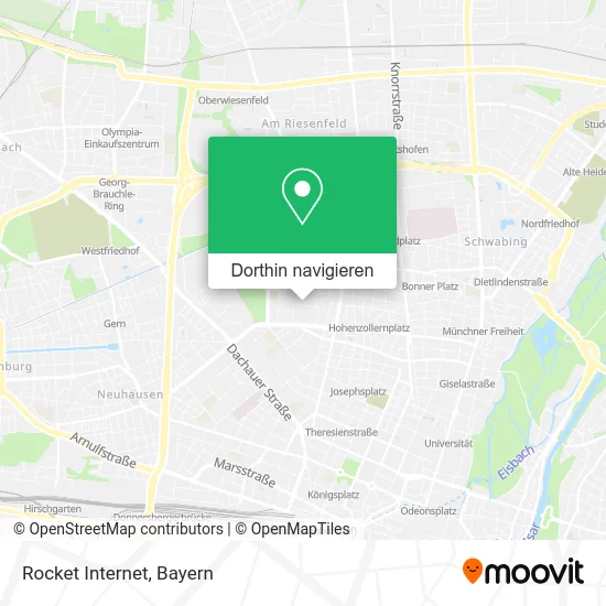 Rocket Internet Karte