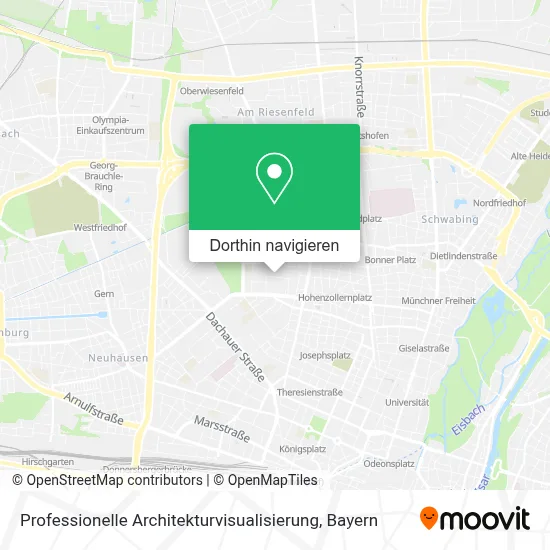 Professionelle Architekturvisualisierung Karte