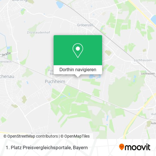 1. Platz Preisvergleichsportale Karte