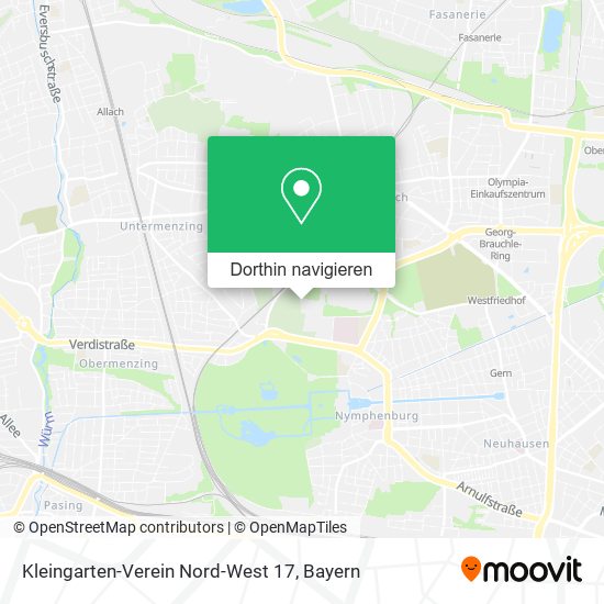 Kleingarten-Verein Nord-West 17 Karte