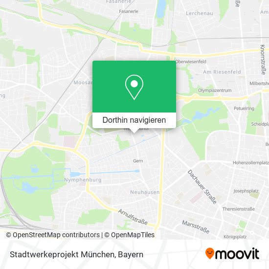 Stadtwerkeprojekt München Karte