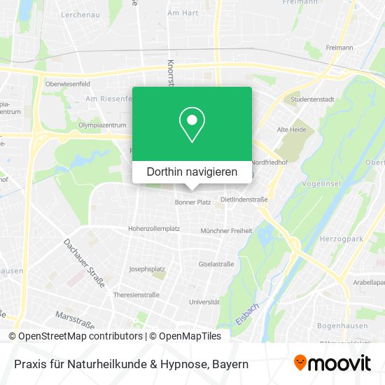 Praxis für Naturheilkunde & Hypnose Karte