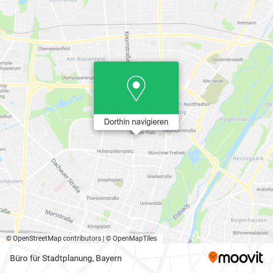 Büro für Stadtplanung Karte