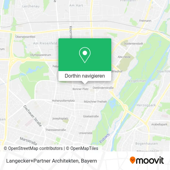 Langecker+Partner Architekten Karte