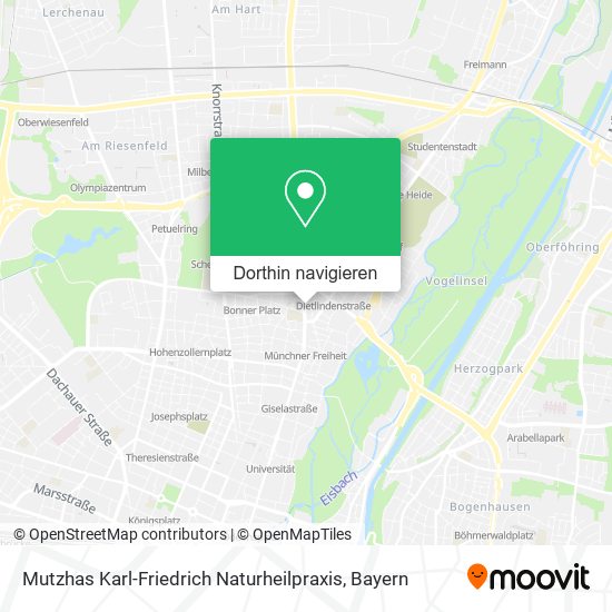 Mutzhas Karl-Friedrich Naturheilpraxis Karte