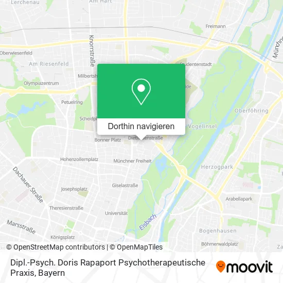 Dipl.-Psych. Doris Rapaport Psychotherapeutische Praxis Karte