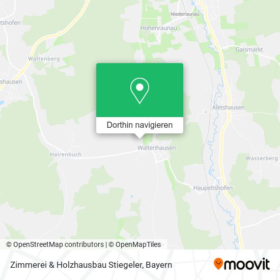 Zimmerei & Holzhausbau Stiegeler Karte