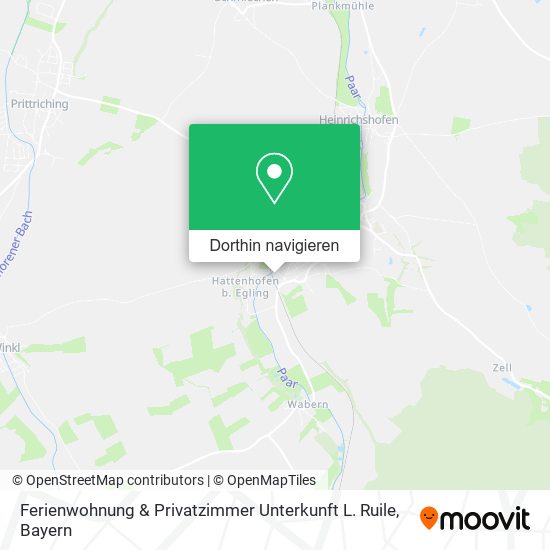Ferienwohnung & Privatzimmer Unterkunft L. Ruile Karte