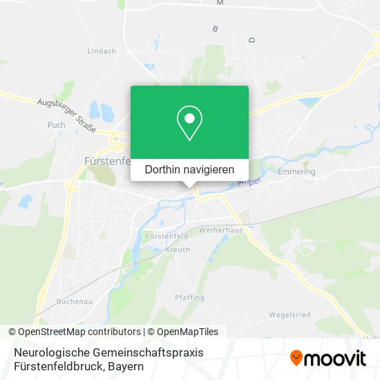 Neurologische Gemeinschaftspraxis Fürstenfeldbruck Karte