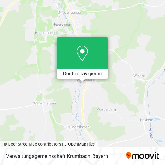 Verwaltungsgemeinschaft Krumbach Karte