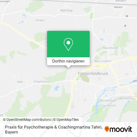 Praxis für Psychotherapie & Coachingmartina Tahiri Karte