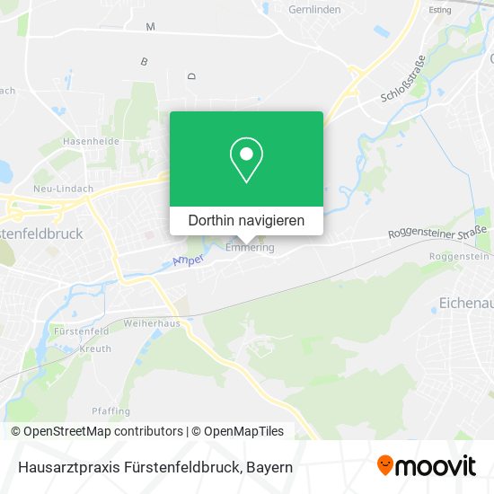 Hausarztpraxis Fürstenfeldbruck Karte