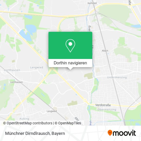 Münchner Dirndlrausch Karte