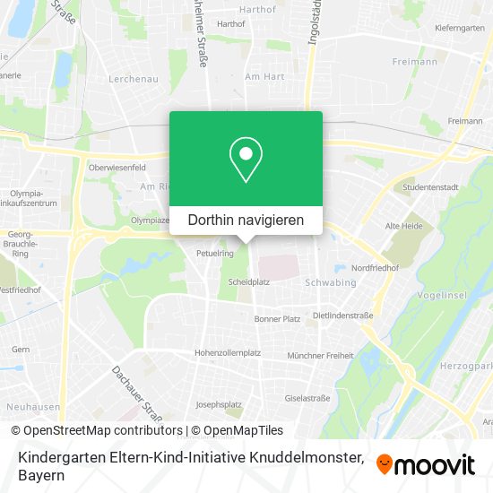 Kindergarten Eltern-Kind-Initiative Knuddelmonster Karte