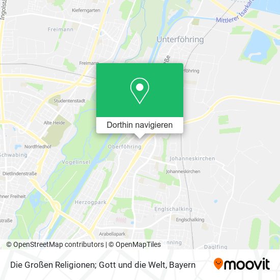 Die Großen Religionen; Gott und die Welt Karte