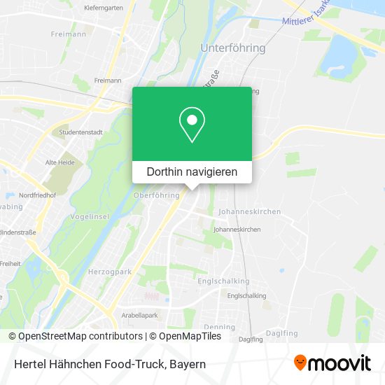 Hertel Hähnchen Food-Truck Karte