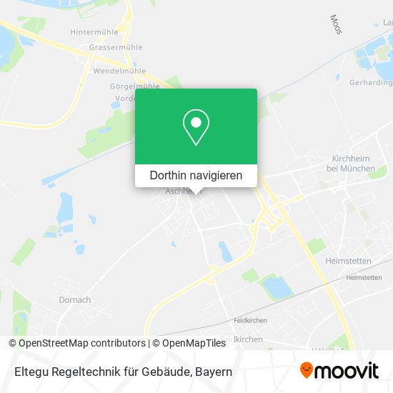 Eltegu Regeltechnik für Gebäude Karte