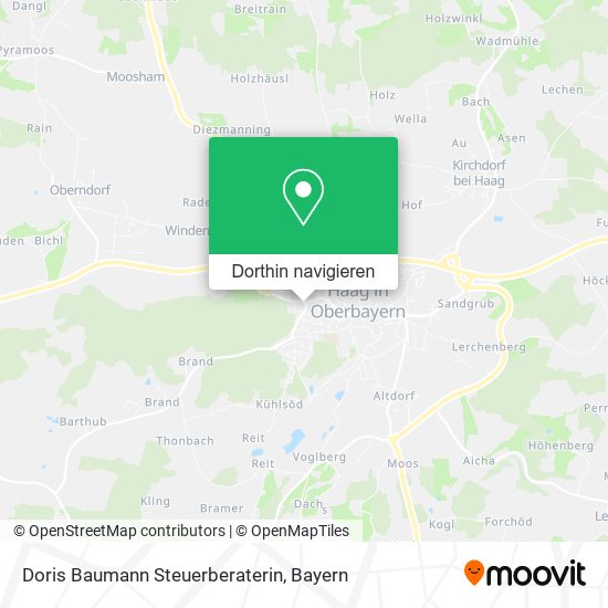 Doris Baumann Steuerberaterin Karte