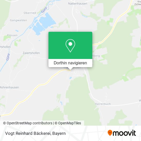 Vogt Reinhard Bäckerei Karte