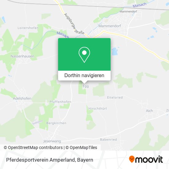 Pferdesportverein Amperland Karte