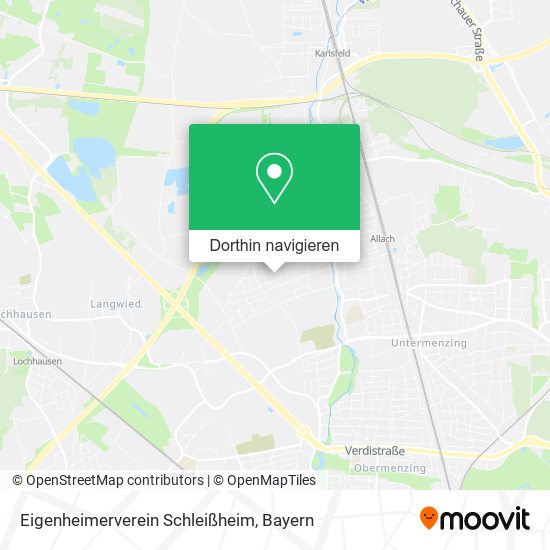 Eigenheimerverein Schleißheim Karte