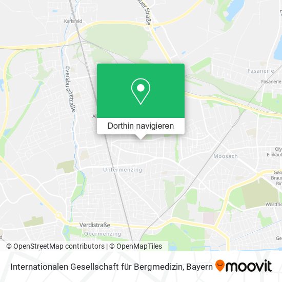 Internationalen Gesellschaft für Bergmedizin Karte