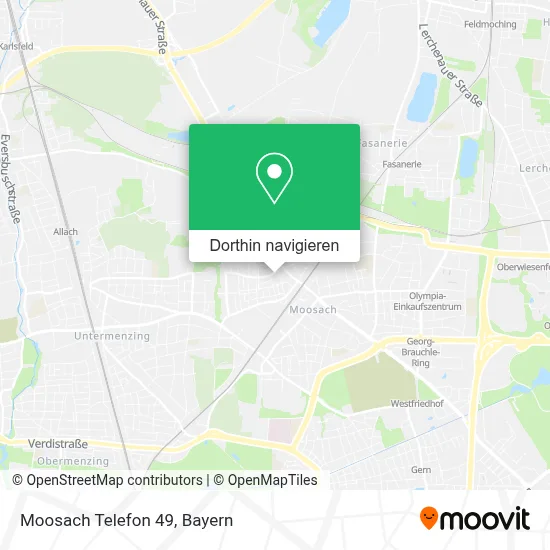 Moosach Telefon 49 Karte