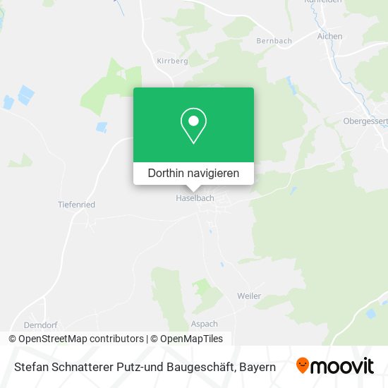 Stefan Schnatterer Putz-und Baugeschäft Karte