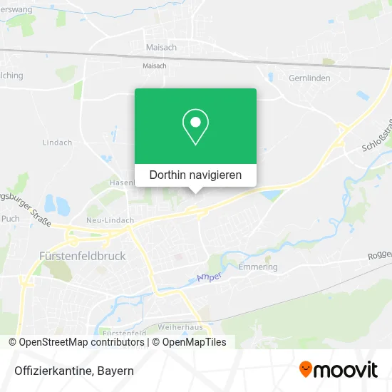 Offizierkantine Karte