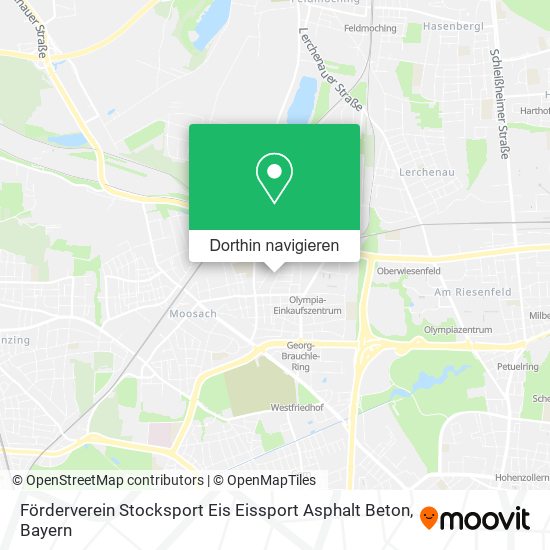 Förderverein Stocksport Eis Eissport Asphalt Beton Karte