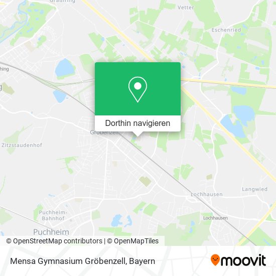 Mensa Gymnasium Gröbenzell Karte