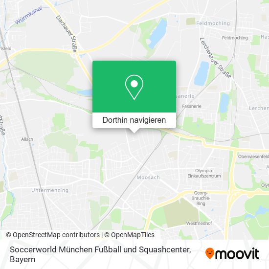 Soccerworld München Fußball und Squashcenter Karte