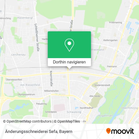 Änderungsschneiderei Sefa Karte