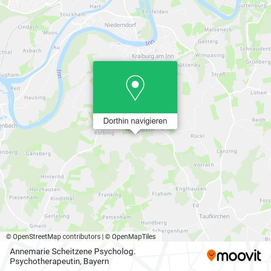 Annemarie Scheitzene Psycholog. Psychotherapeutin Karte
