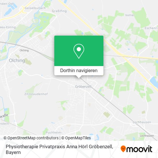 Physiotherapie Privatpraxis Anna Hörl Gröbenzell Karte