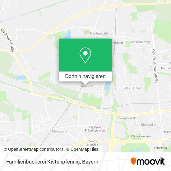 Familienbäckerei Kistenpfennig Karte