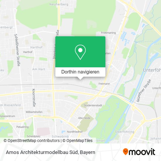 Amos Architekturmodellbau Süd Karte