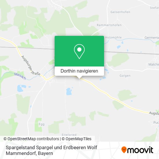 Spargelstand Spargel und Erdbeeren Wolf Mammendorf Karte