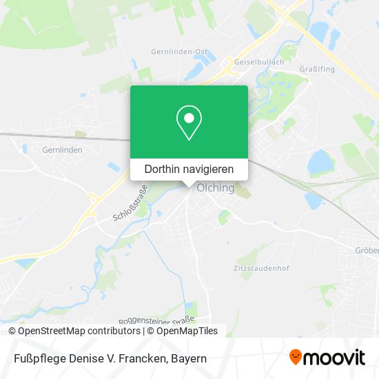 Fußpflege Denise V. Francken Karte