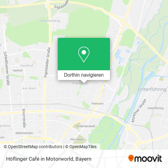 Höflinger Café in Motorworld Karte
