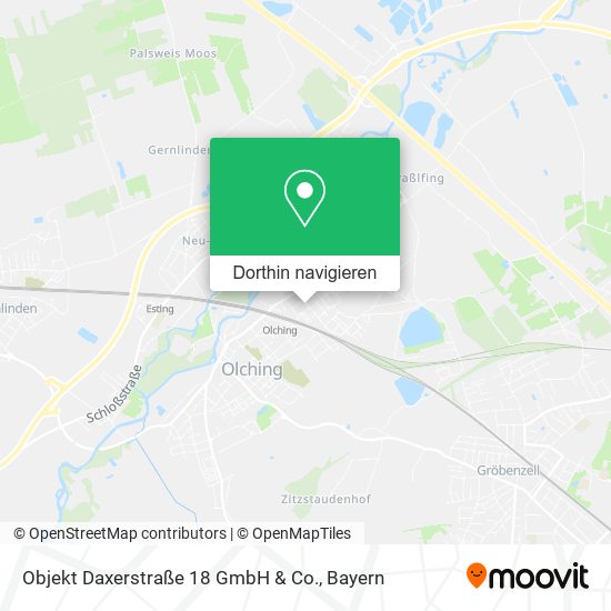 Objekt Daxerstraße 18 GmbH & Co. Karte