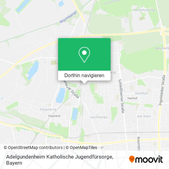 Adelgundenheim Katholische Jugendfürsorge Karte