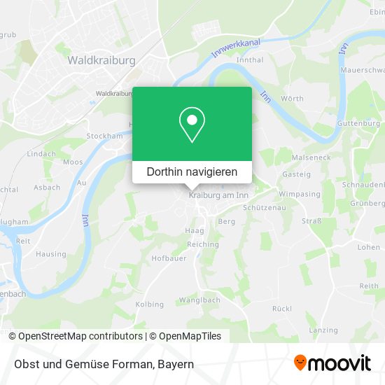 Obst und Gemüse Forman Karte