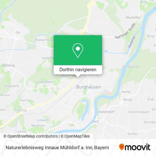 Naturerlebnisweg Innaue Mühldorf a. Inn Karte