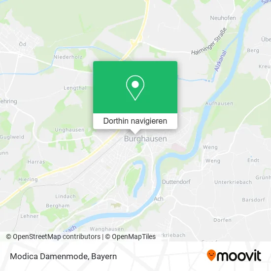 Modica Damenmode Karte