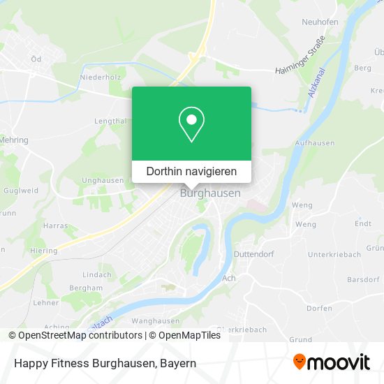 Happy Fitness Burghausen Karte