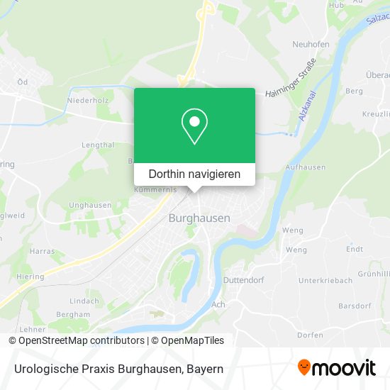 Urologische Praxis Burghausen Karte