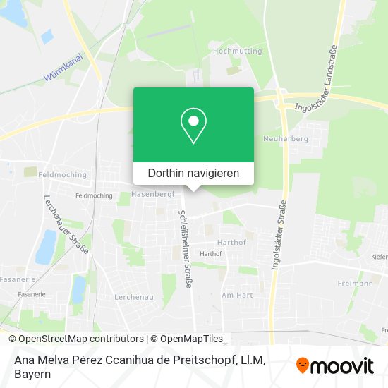 Ana Melva Pérez Ccanihua de Preitschopf, Ll.M Karte